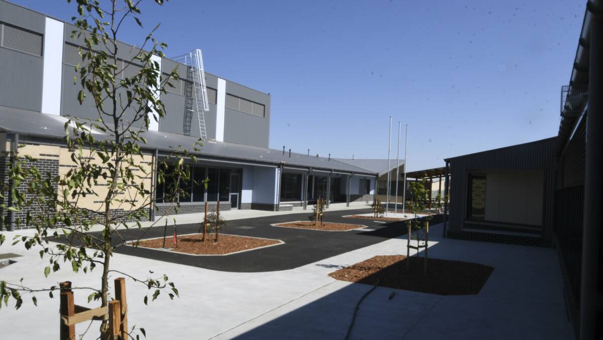 BUSY: Footsteps and laughter will soon echo through the new Lucas Primary School when it opens for the 2020 school year. Picture: Lachlan Bence