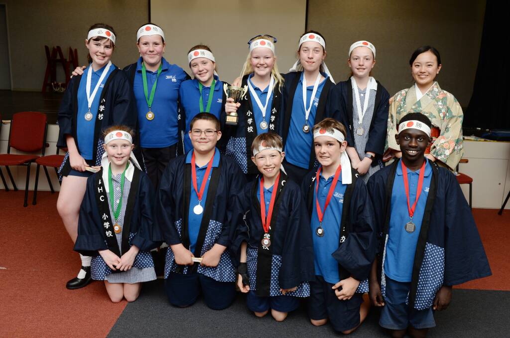 HOSTS: Our Lady Help of Christians Primary School hosted the karuta tournament and came third. Picture: Kate Healy