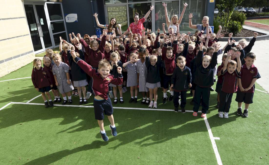 Delacombe Primary's prep students will be among thousands of prep to grade two, and year 12 students, to return to school this week.