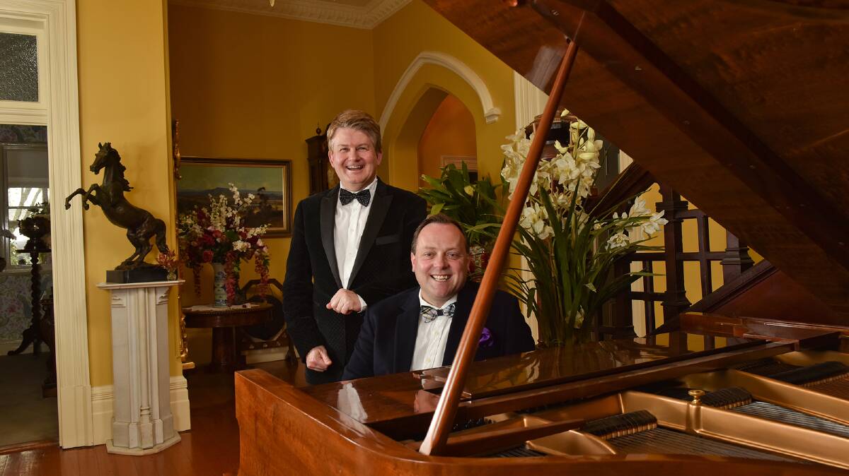 HELPFUL DUET: Ballarat businessmen Michael Stubbs and Malcolm Roberts aim to boost Victorian Opera talent with a new $50,000 award.