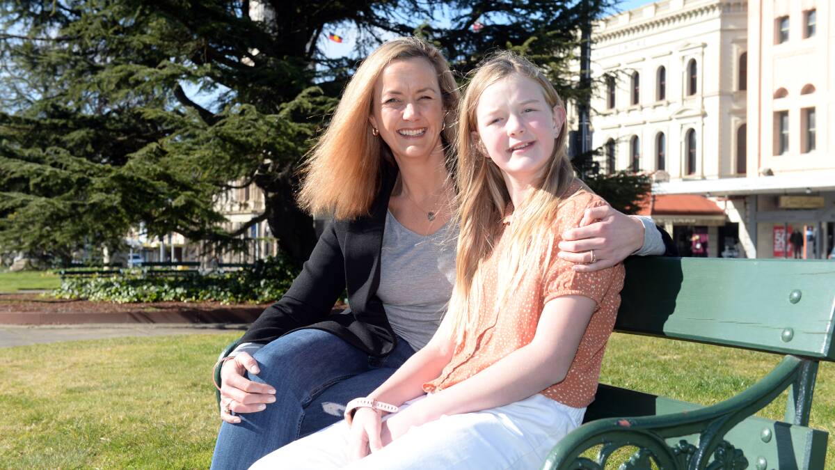 THANKFUL: Jayne Ferguson-Brown and daughter Maggie are grateful for the support that has helped them recover from a near-fatal car accident. Picture: Kate Healy