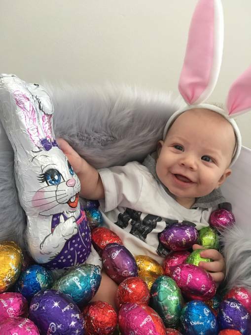 In the Hunter, baby Kruz celebrated Easter No. 1. Click the pic for more.