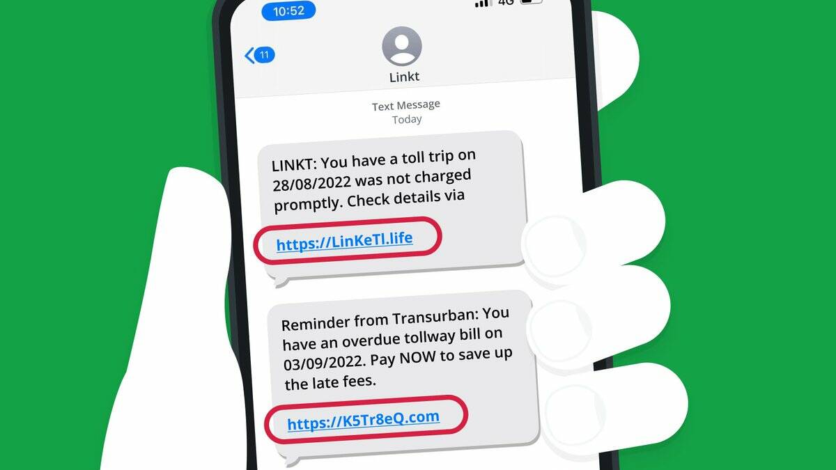 Got an SMS that looks like this? Not even a Linkt customer? Its a scam. Theyre trying to get you to click that dodgy-looking link and enter your financial or personal information. Don't click the link. Just delete the message.