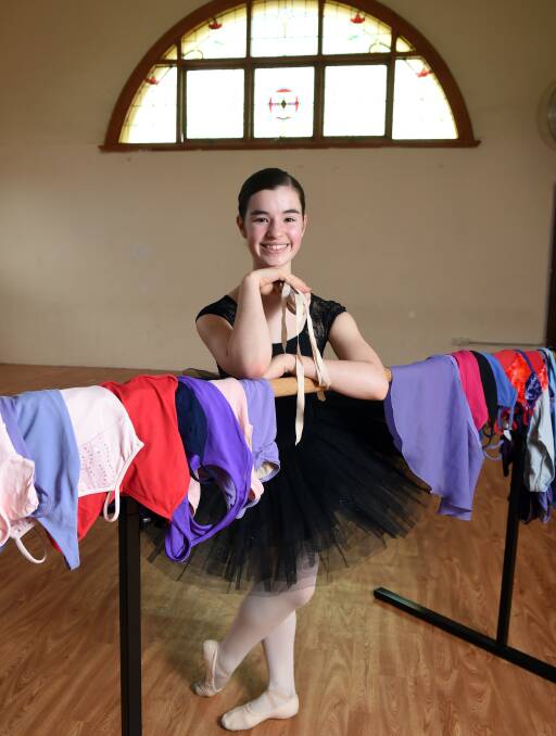 Helping hand: Dance School of Distinction Ballarat student Diasy Eichler, who has been instrumental in the drive to help the Dili Wellness Centre. Picture: Kate Healy