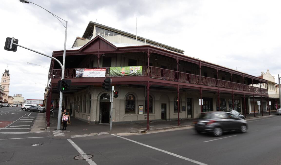 End of an era: The historic Jackson's and Co. building has been purchased by sports bar franchise The Sporting Globe. Picture: Lachlan Bence