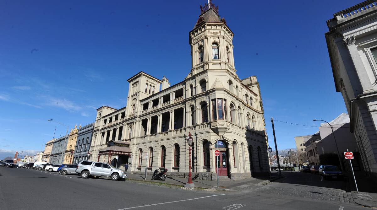Busy: Ballarat's accommodation businesses, such as Craig's Royal Hotel, benefited from a busy November period.