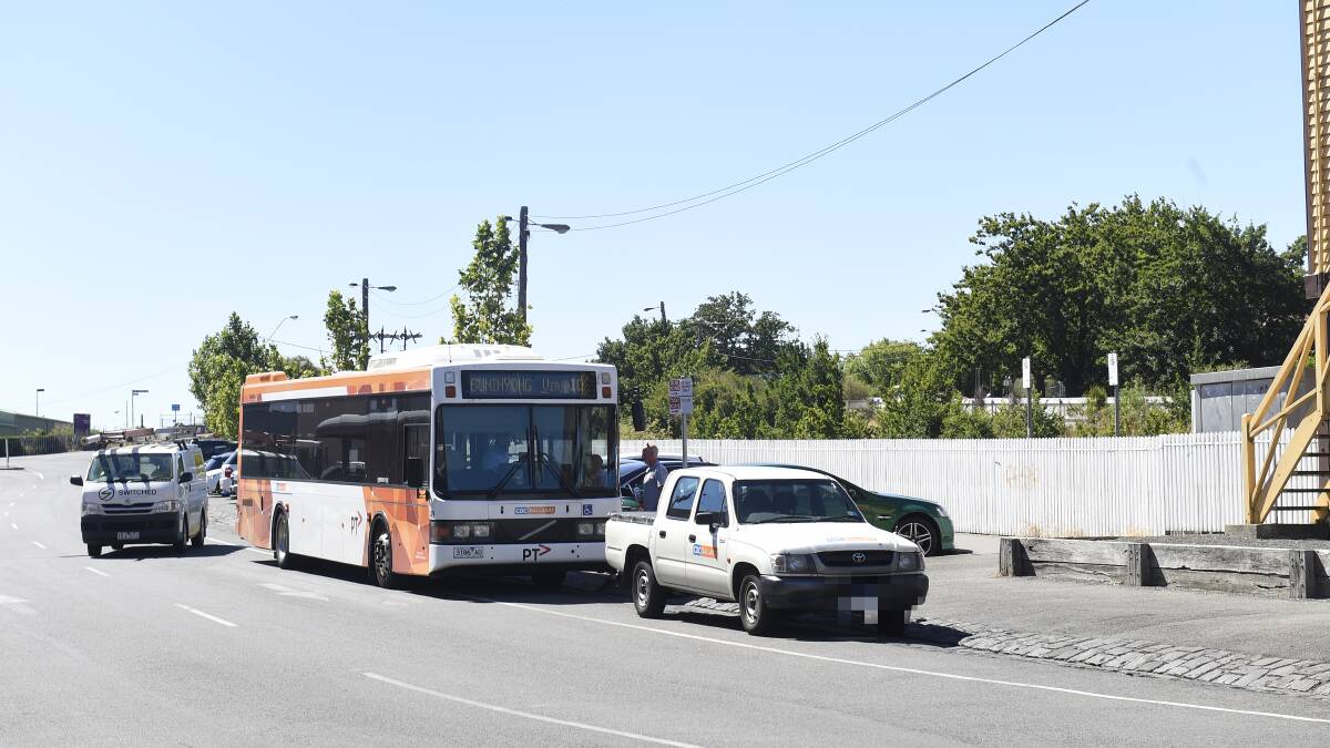 Overlay buses will stop on Ararat Street with the introduction of the Ballarat Bus Network upgrade.