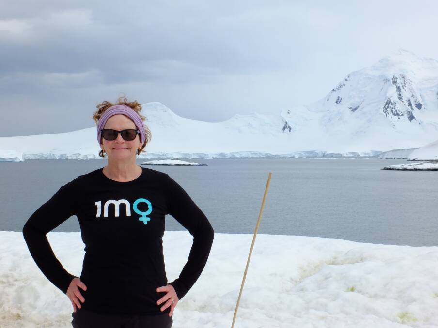 SHARING KNOWLEDGE: Ms Filippa will this month visit schools to talk about her experiences in Antarctica and climate change.