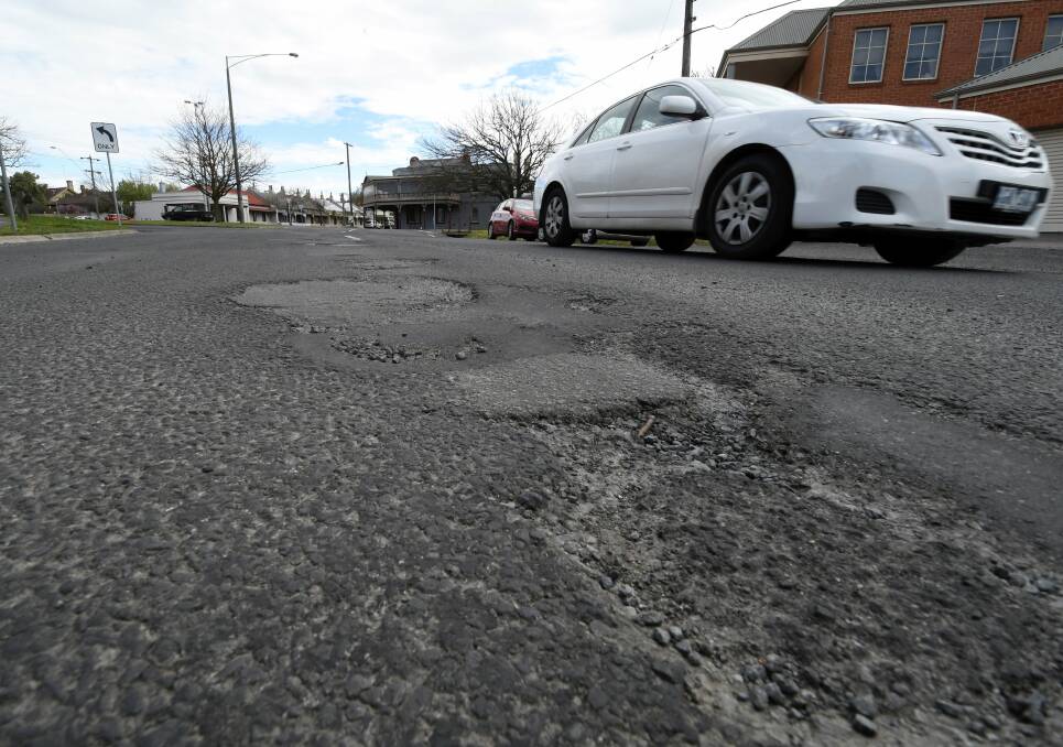BUMPY RIDE: City of Ballarat director infrastructure and environment Terry Demeo said major upgrade works were planned for Nolan Street, however potholes would be filled in the meantime. Picture: Lachlan Bence 