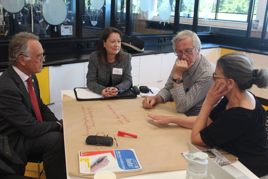 COLLABORATE: Ballarat's business and community leaders came together on Wednesday to share their ideas on how to transition Ballarat to a zero carbon city. 