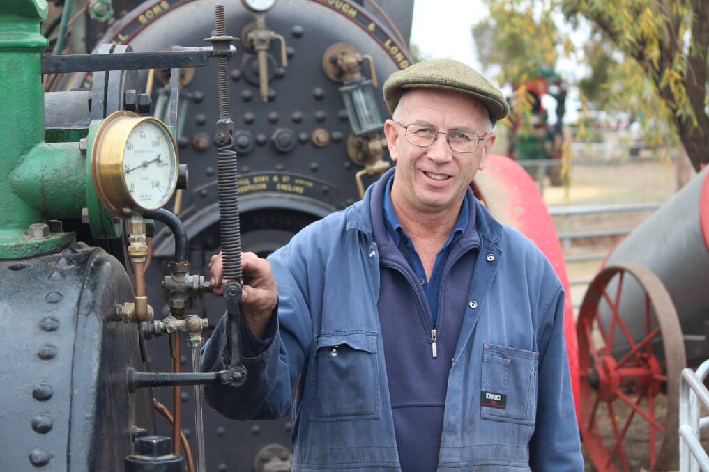 Leigh Buckely from Kyneton exhibited at the Lake Goldsmith Steam and Vintage Rally. Picture: Rochelle Kirkham 