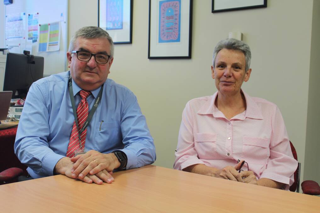 ADVOCATE: Centacare CEO Tony Fitzgerald and Centacare co-ordinator advocacy programs Jan Armstrong are calling for increased assessment in housing stock. Picture: Rochelle Kirkham 