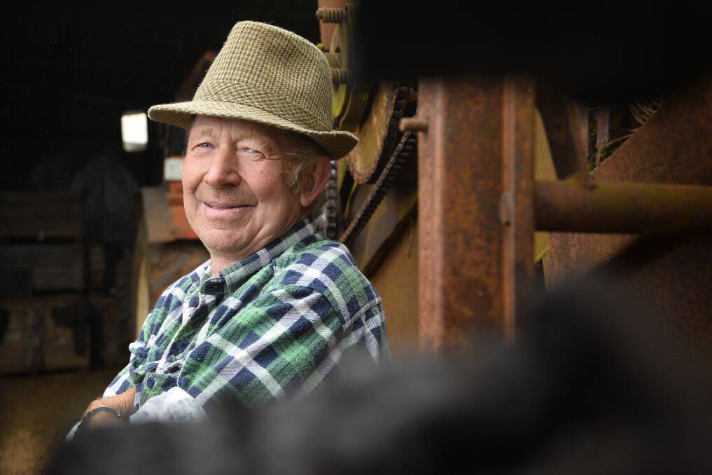 FAMILY HISTORY: Potato farming is a part of Bernie White's family history. Picture: Dylan Burns. 
