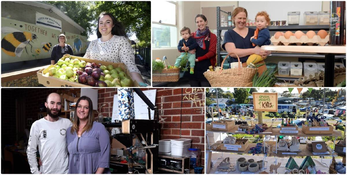 MAKING CHANGE: Ballarat businesses and community groups showcased the importance of reducing waste, recycling and repurposing at a Plastic Free July event. 