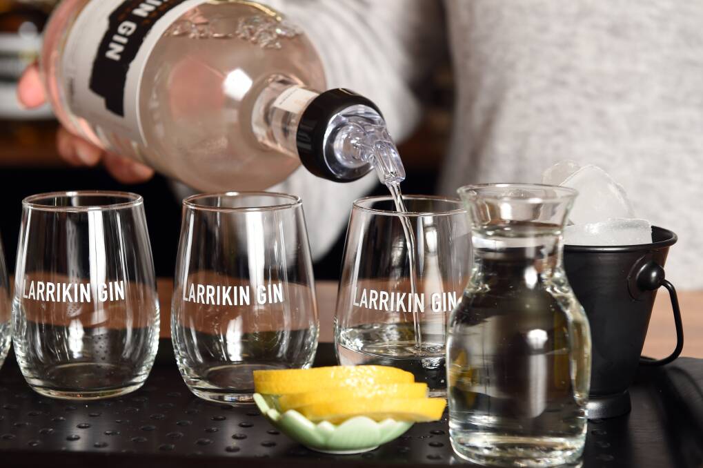 NEW LABEL: Kilderkin Distillery launched its new label Larrikin Gin last month. Chris Pratt says there is increasing interest in gin both in Australia and overseas. 