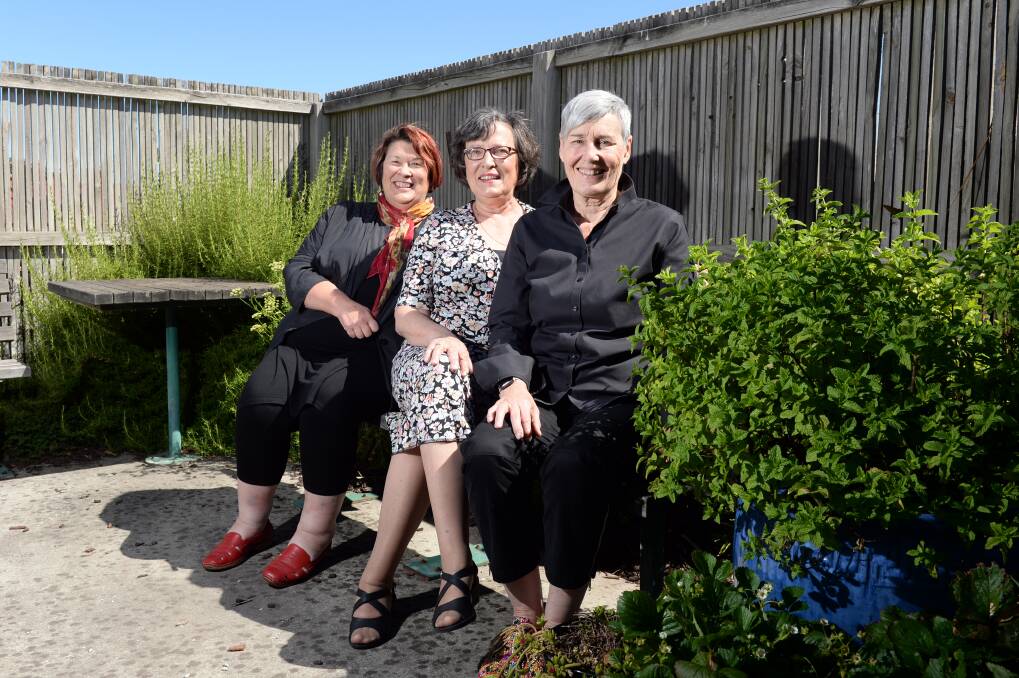 LEADERS: Dental Health Services Victoria CEO Deborah Cole, UFS Dispensaries CEO Lynne McLennan and Interim Victorian Responsible Gambling Foundation Interim CEO Janet Dore are behind a new organisation. Picture: Kate Healy 
