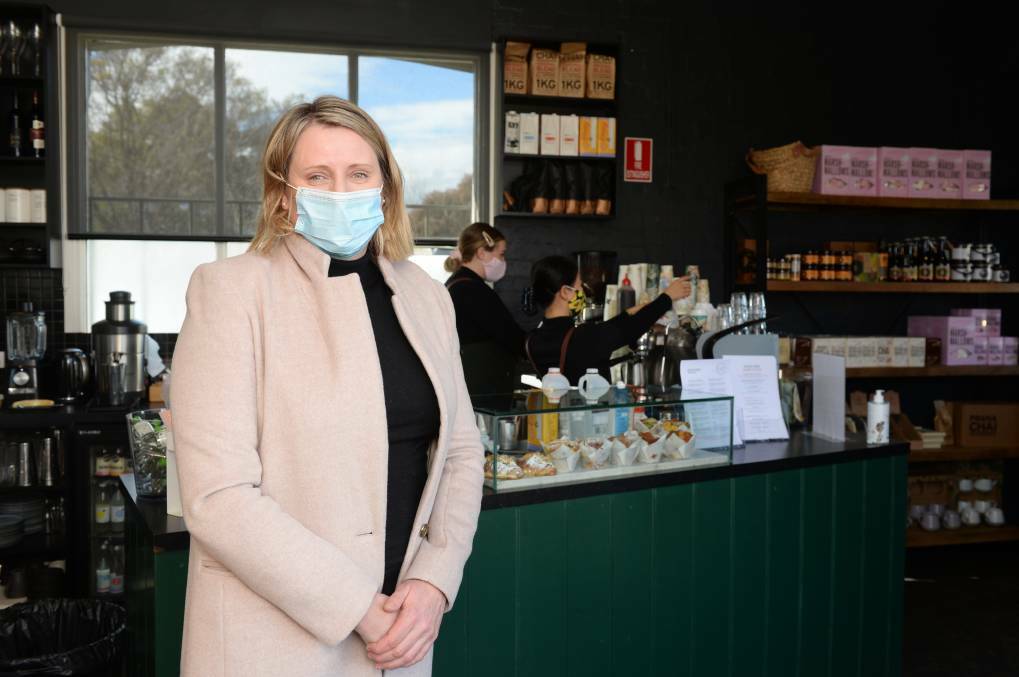 RESILIENCE: Eclectic Tastes Cafe and Pantry owner Jane Miller. Picture: Kate Healy
