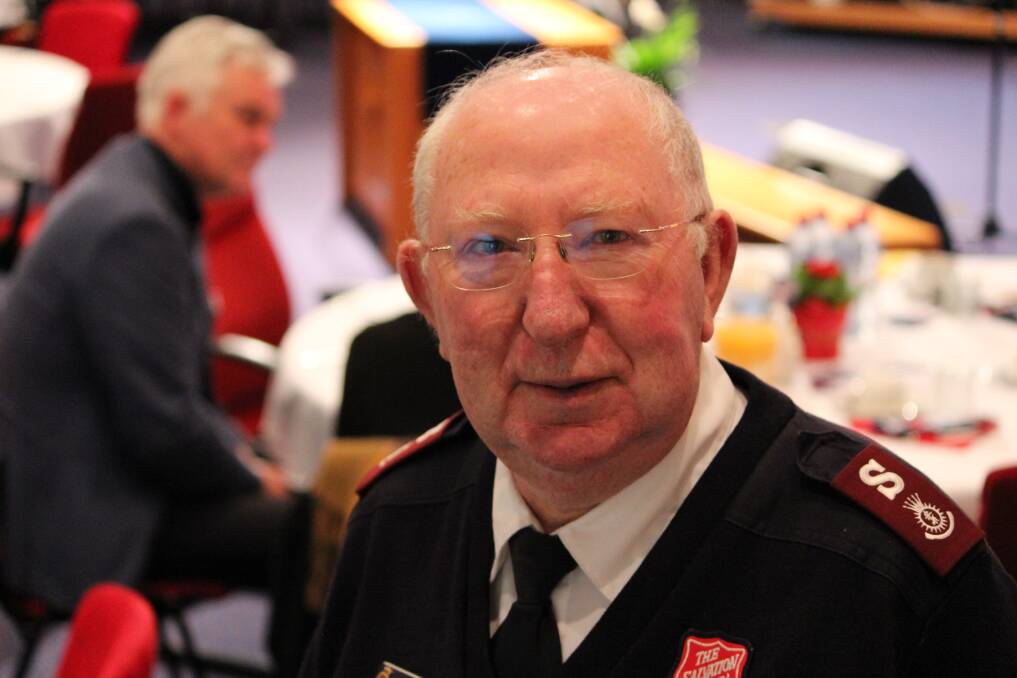 GIVING: Major Merv Lincoln has been involved in the Salvation Army almost his entire life and will support the Red Shield Appeal. Picture: Rochelle Kirkham 