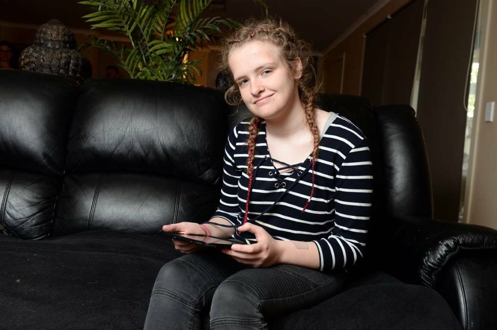  CARE: Ballan teenager Keeley Murphy started national charity Keeley's Cause, with a desire to help other children with their learning. Picture: Kate Healy
