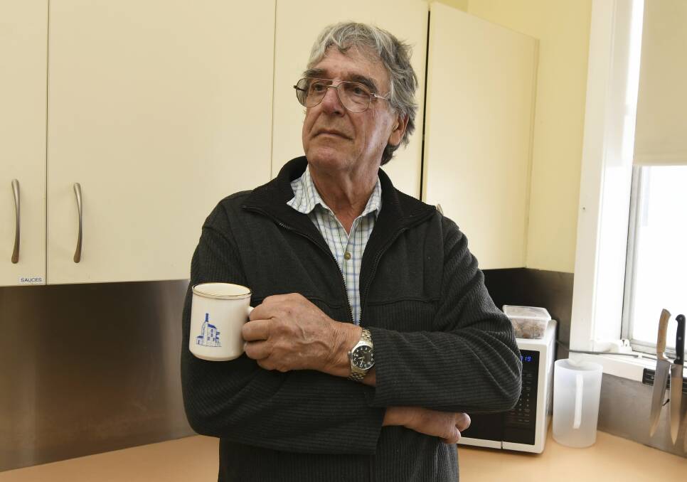 POVERTY: Ballarat City Senior Citizens president Geoff Pitt has seen so many struggle to make ends meet on the age pension and Newstart. He has joined the call to raise the rate. Picture: Lachlan Bence 