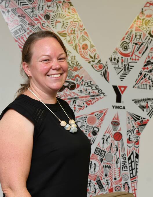 Stacey Oliver YMCA youth engagement officer. Picture: Lachlan Bence 