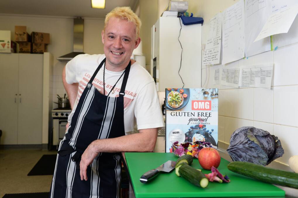 CUT: Ballarat chef Gavin Draper was set to launch his new gluten free cookbook at a BOAA event on Thursday night which has now been cancelled. Not one ticket was sold for the $150 artists dinner at the Mining Exchange. Picture: Kate Healy 
