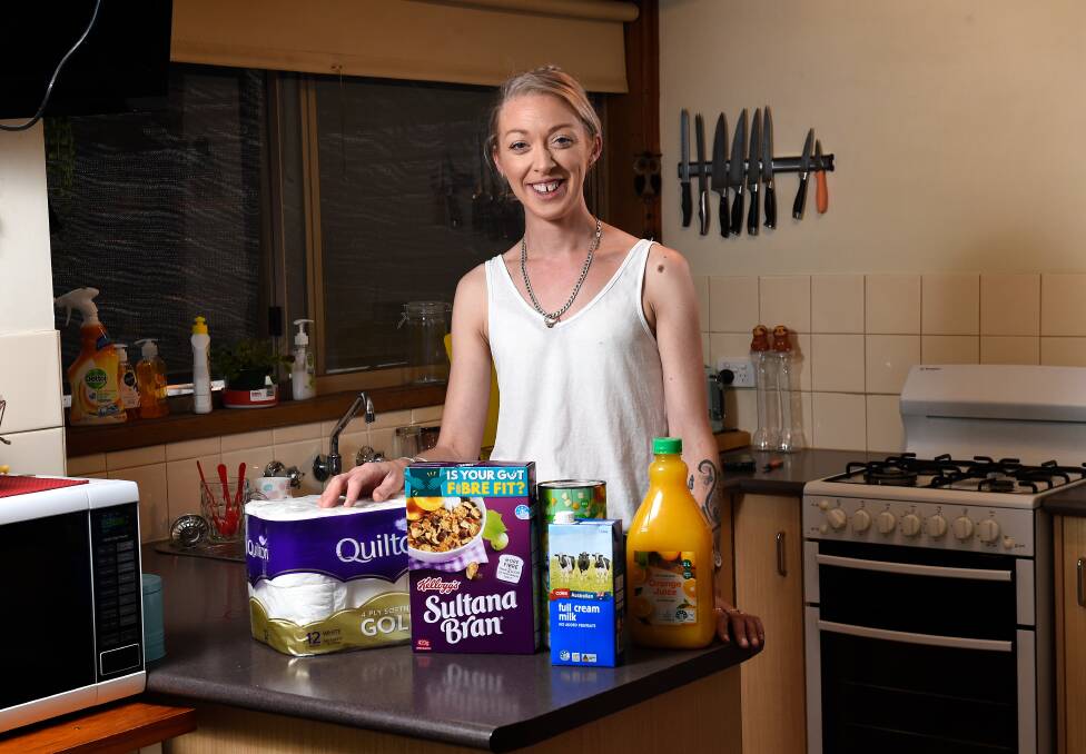 COMMUNITY: Ballarat mother of five Jade Gidley is spreading a message of caring for others and helping those in need. Picture: Adam Trafford