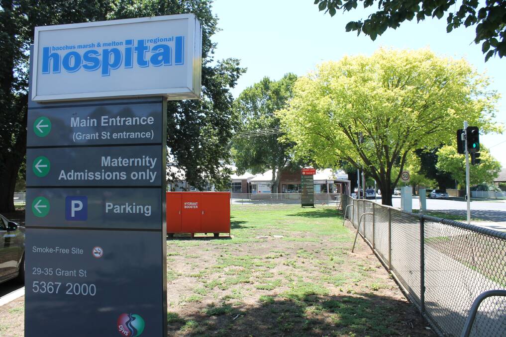 UPGRADES ON THE WAY: Bacchus Marsh and Melton Regional Hospital is set to see a $10.6 million upgrade. Picture: Rochelle Kirkham. 