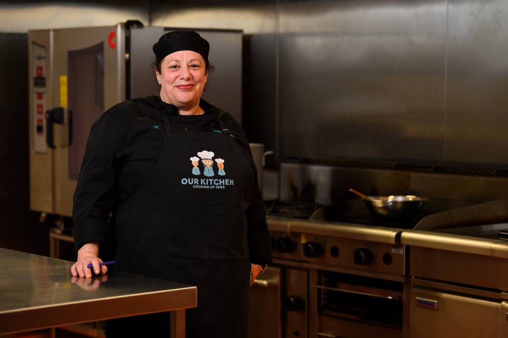 IN THE KITCHEN: Ballarat Neighbourhood Centre chef and trainer Kate Mirvis. Picture: Adam Trafford 