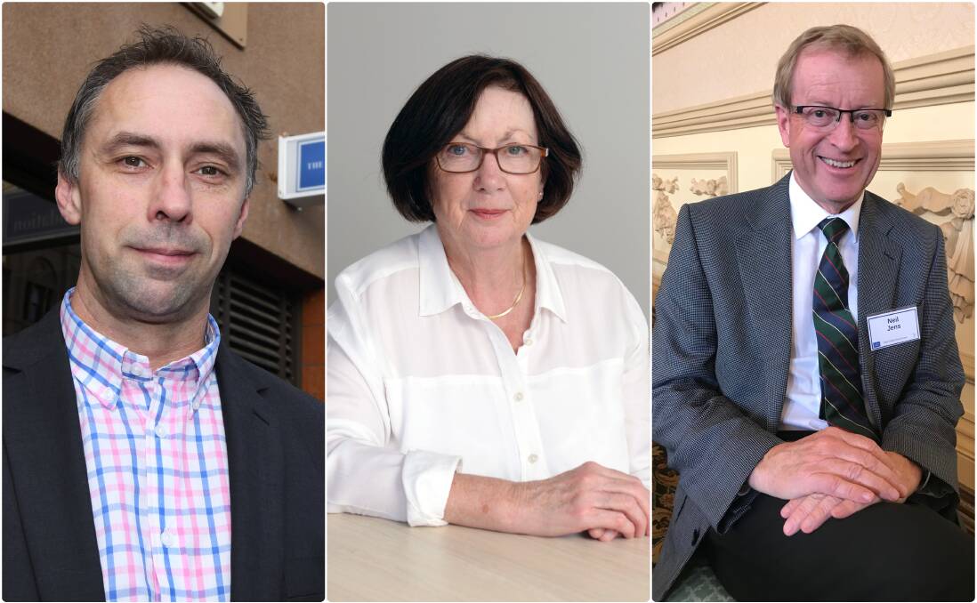SUPPORT: New Ballarat Foundation board members Nigel Jarvis, Carole Ainio, and Neil Jens will support the effort to address community needs. 