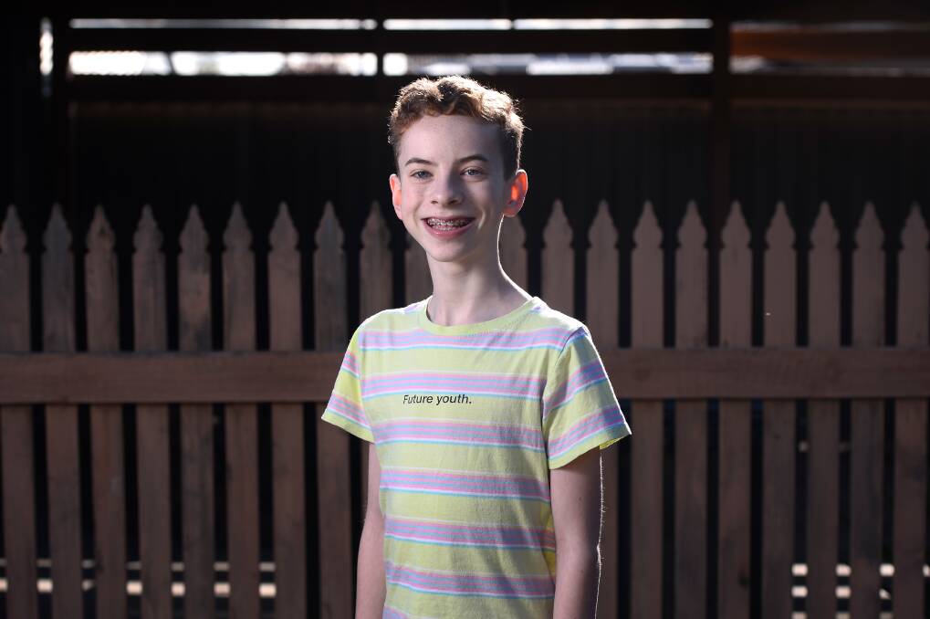 DREAMS: 13-year-old Ballarat dancer Sam Holzberger has been accepted to go to school at the Victorian College of the Arts Secondary School next year. Picture: Adam Trafford 