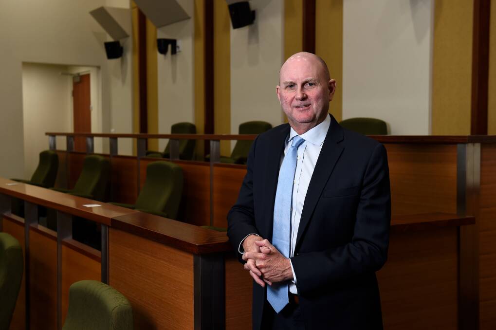 COMPLEX PROCESS: Chief Judge Peter Kidd spoke with The Courier about the sentencing process when he visited Ballarat. Picture: Adam Trafford 