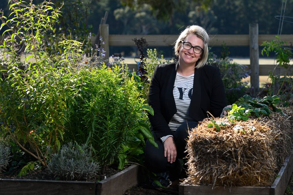 BACK TO BASICS: Munash Organics general manager Bec Djordjevic is passionate about growing food naturally and replenishing the soil with minerals. Pictures: Adam Trafford