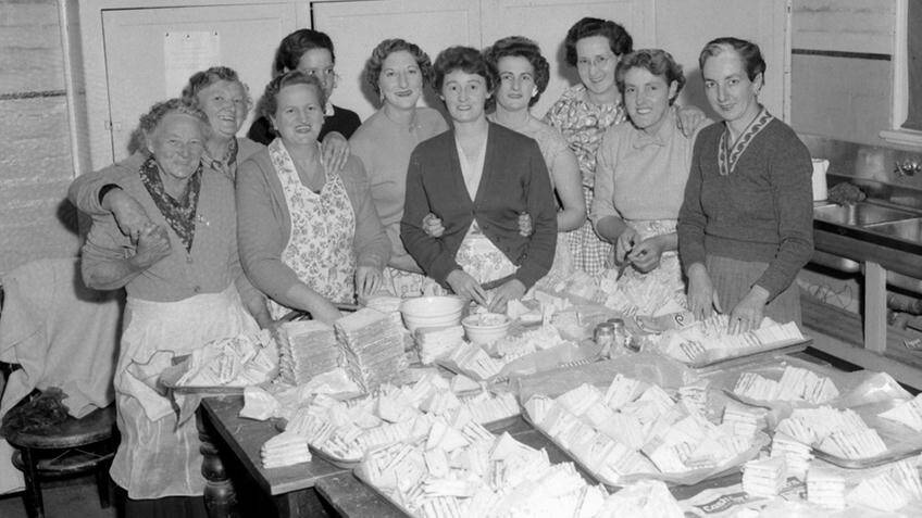 HISTORY: A photo of a Country Women's Association group in the 50s from the State Library of Victoria collection. Picture: State Library Victoria 