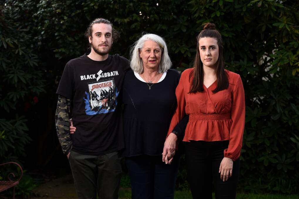 FAMILY: Wendy Aston, son Ben and daughter Meg are trying to stay positive in the lead up to the appeal of their husband and father Jack Aston's appeal. Pictures: Adam Trafford