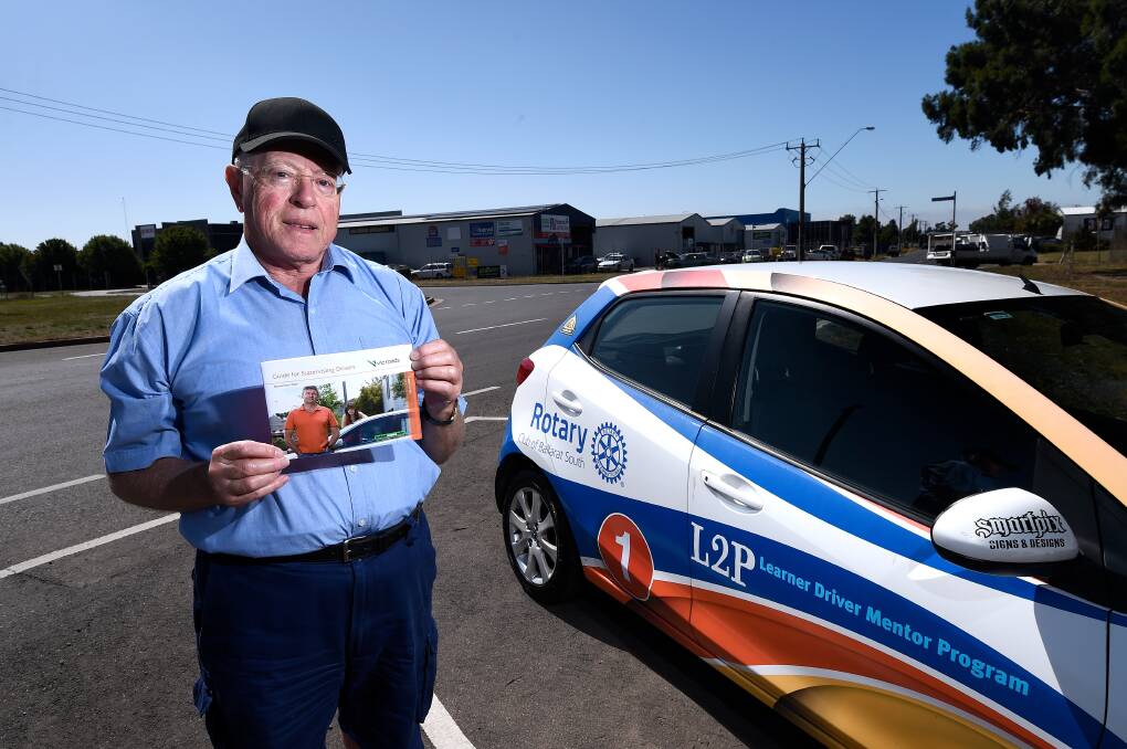 SUPPORT: L2P program volunteer mentor driver Stuart Bell says it is sensational to see young people get their licence. Picture: Adam Trafford 