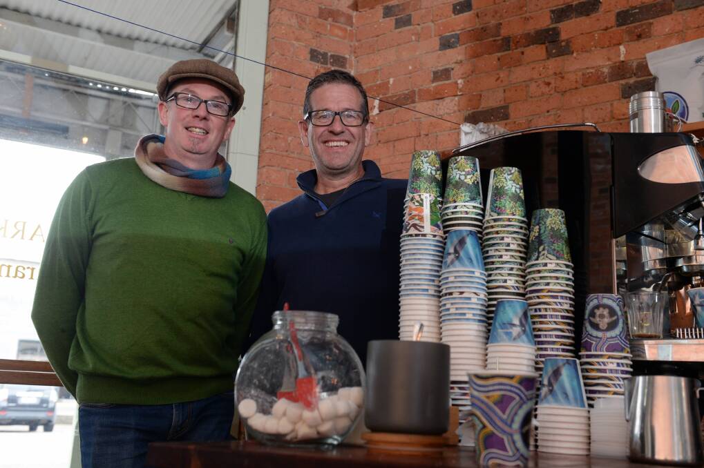 GRADUAL EASING: Quigley and Clarke owners Donall Quigley and Steven Hunter are slowly reopening their hospitality business with limited trade. Steven Hunter is also president of the Clunes Tourism and Development Association. 