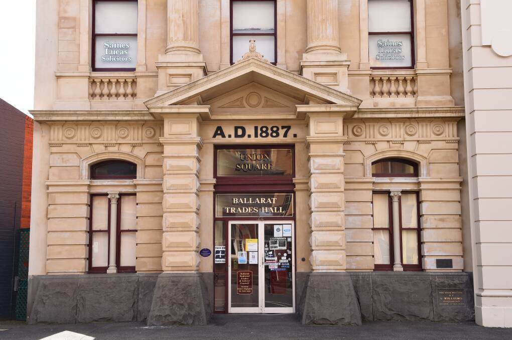 Matthew Terry Pring and a co-accused stole a charity tin from the kitchen in Ballarat Trades Hall. 