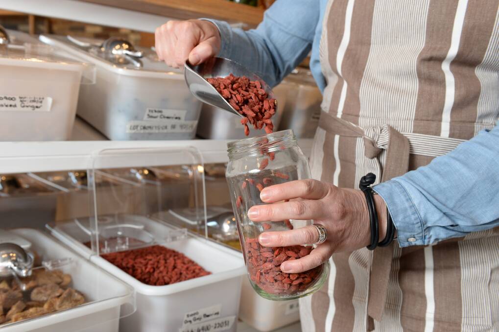 NUTRITION: Goji berries are one of the products that will be available at the store. Picture: Kate Healy 