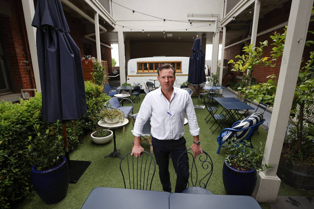 WELCOME: Provincial Hotel owner Simon Coghlan says the rebate scheme will hopefully help spread out businesses throughout the week. Picture: Luke Hemer 