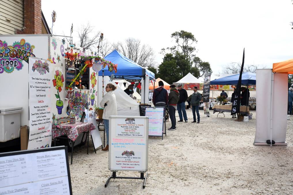 SUCCESSFUL MODEL: Creswick Market has been running as a weekly event since May. Picture: Kate Healy 
