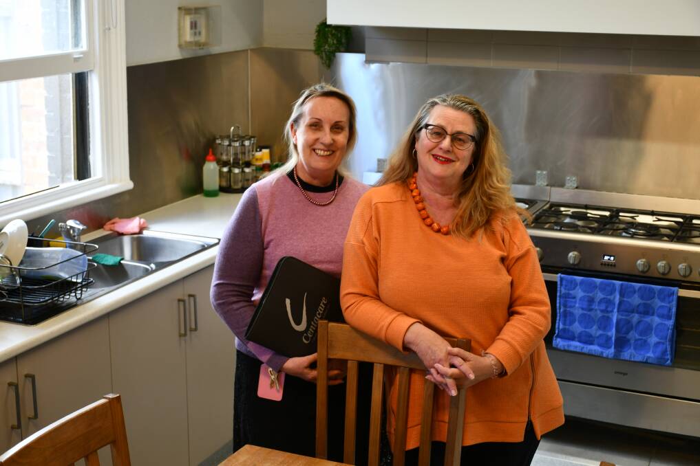 UPGRADE: Centacare general manager family and community services Deanna Davis and manager NDIS, homelessness and advocacy Virginia Louey in the Peplow House kitchen. Picture: Rochelle Kirkham 
