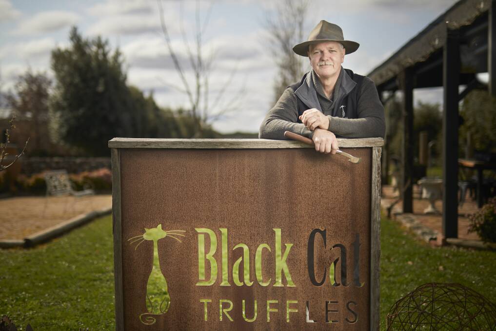 AGRITOURISM: Andres and Lynette Haas have built up the truffier to cater for visiting tourists. 