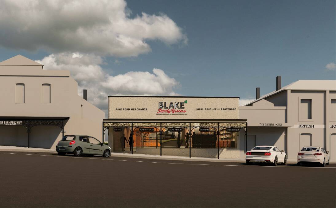 A concept image of the proposed grocer submitted as part of a planning application. 