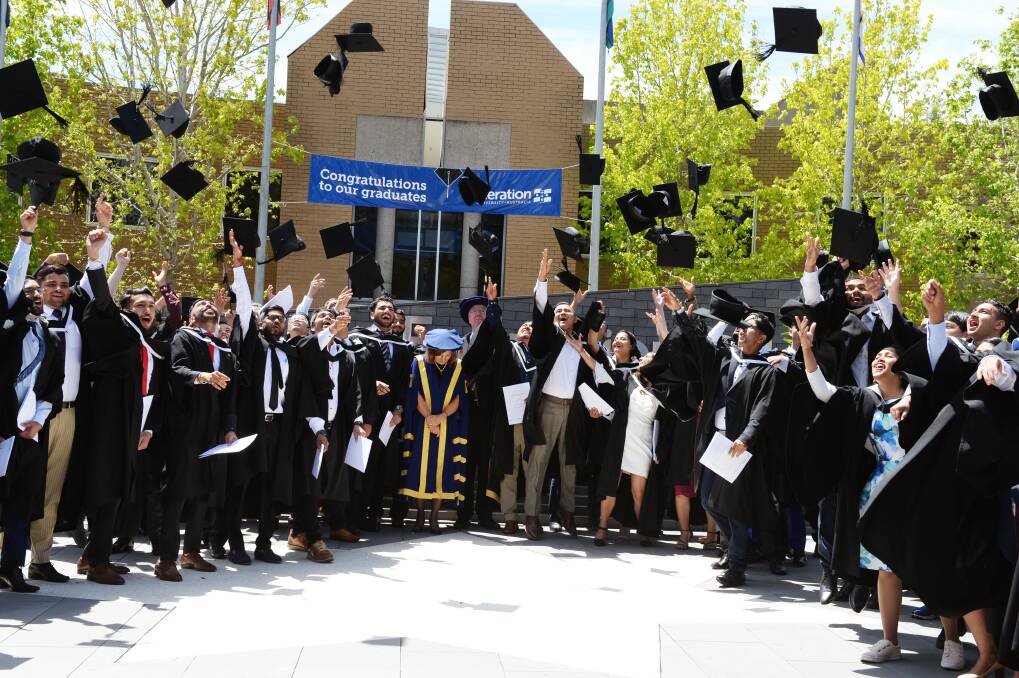 Federation University graduates 2018. Picture: Kate Healy  