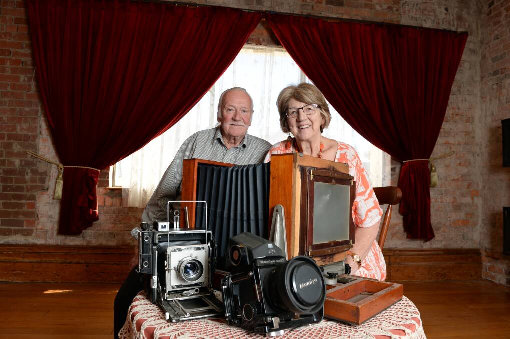 CAPTURED: Lloyd and Lorraine Harvey are ending an era of Ballarat photography spanning four generations of family history. Picture: Kate Healy 