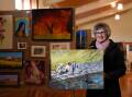 ART SHOW: Artist Joan Day showed her work 'Fascination' at the Pyrenees Art Exhibition in 2019. The event will run again this long weekend. Picture: Adam Trafford 
