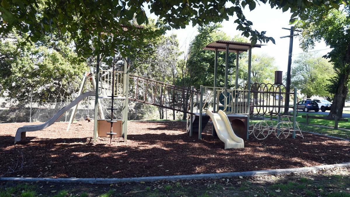 The playground where the alleged incident happened. 