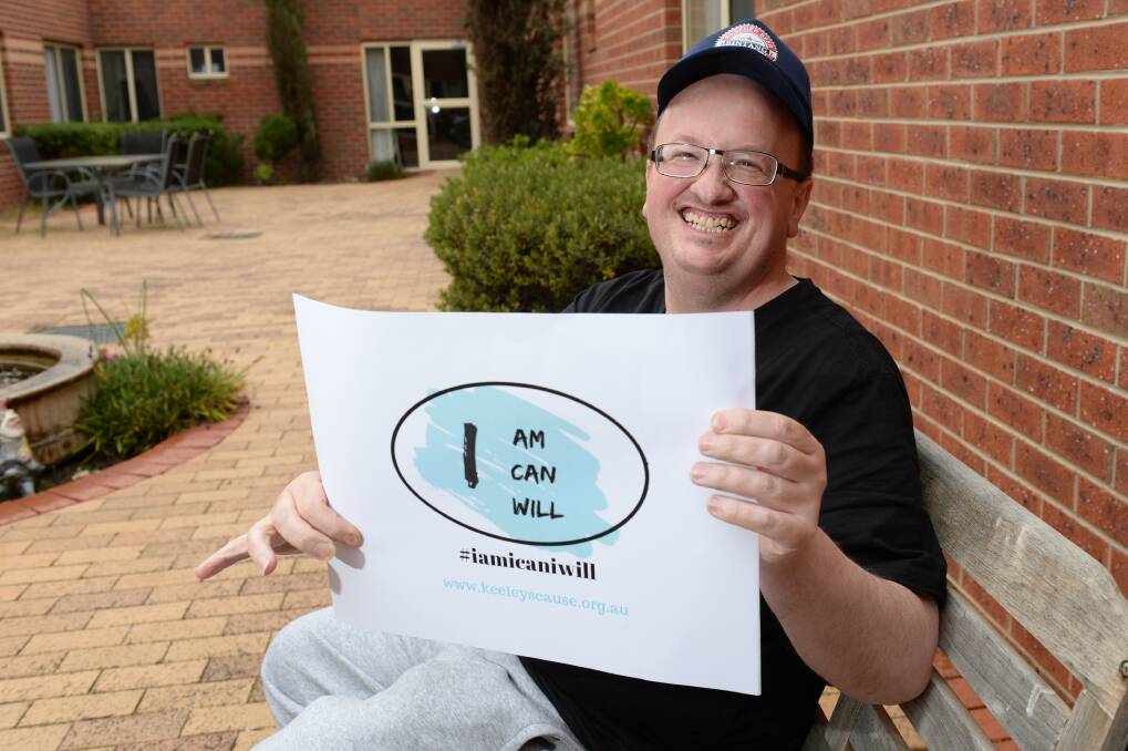 BIG DREAMS: Robert Seamons is sharing his abilities and dreams as part of new campaign I Am, I Can, I Will. Picture: Kate Healy 