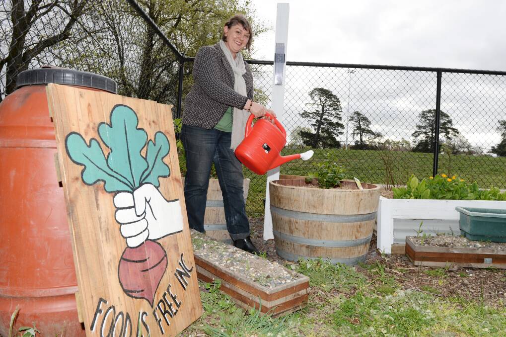RECOGNISED: In what has become a big week of celebration for Food is Free, founder Lou Ridsdale has been awarded for her grassroots environmental action. Picture: Kate Healy 
